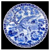 Large Japanese Blue & White Charger
