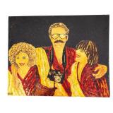 Impasto Painting, Group Portrait