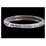 White Gold & Diamond Small Ring