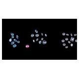 Loose Star Ruby and Topaz Stones
