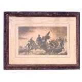 Antique Engraving of Washington