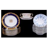 Limoges Porcelain Plates + Bowls