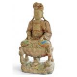 200 Pound Sandstone Quan Yin Statue