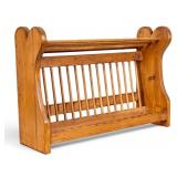 Irish Pine Wall-Mounted Plate Rack