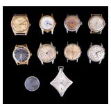 Elgin, Hamilton & Other Wrist Watch Movements