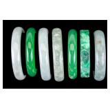 Jade Bangle Bracelets (7)