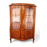 Curio Cabinet w/ Marquetry Inlay
