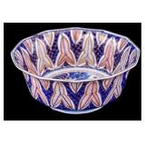 Japanese Imari Porcelain Bowl, Flying Fish Motif