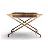 Mid-Century John Widdicomb Folding Bar Cart