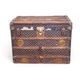 Antique Louis Vuitton Steamer Trunk c. 1890s