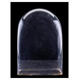 Antique Hand Blown Glass Dome/Cloche