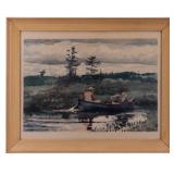"The Blue Boat" Print after Winslow Homer