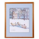 Suk Shuglie "Winter Flock" Limited Edition Print