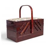 Vintage Cantilever Sewing Box