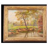 Benson B Moore (1882-1974) Landscape Painting