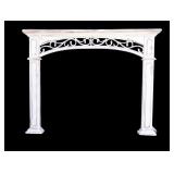 Painted Wooden Mantel