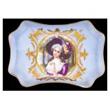 Early Porcelain Vanity Tray