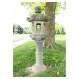 Antique Japanese Ishidoro Stone Garden Lantern