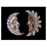 Sterling Silver Moon Earrings