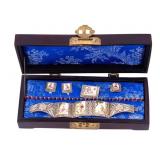 Antique hand painted Japanese jewelry