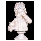 Early Alabaster Bust of Victorian Child Crying