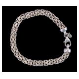 Milor Italy .950 Silver Byzantine Link Bracelet
