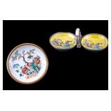Chinese Porcelain Plate, Famille Rose Saucers
