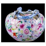 Chinese Famille Rose Dragon Bowl