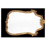 Vintage Decorative Arts Carved Gilt Wood Mirror