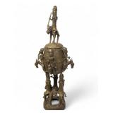 African Bronze Horse Sculpture / Monument