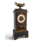 Black Starr & Frost French Empire Mantle Clock