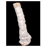 Hand-Carved Deer Antler Native Carving