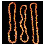 3 Amber Chunk Necklaces