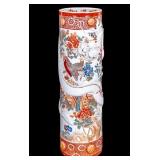Japanese Porcelain Dragon Umbrella Stand