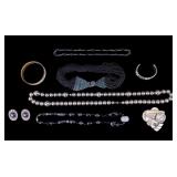 Black and Silver Tone Jewelry