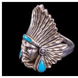 Sterling Silver Native Ring