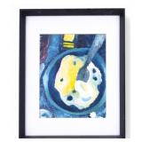 Mono Print "Fried Egg"