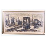Watercolor Print, John Haymson (Am 1902-1980)