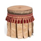 Bombay Tasseled Ottoman Stool