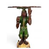 Early "Bombay Winston" Bellhop Monkey Foyer Table