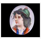 Early hand painted Porcelain Piece