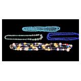Antique, Vintage Glass Necklaces