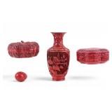 Cinnabar-Style Decorative Articles