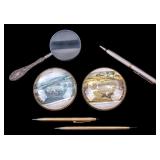 Cross Pencils, Paperweights, & Magnifying Glass