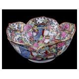 Chinese Famille Rose Lotus-Form Dish