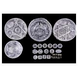 Collection of Cut Crystal & Cut Glass Tableware