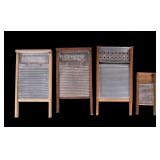 4 Vintage Advertising Washboards