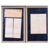 Framed Civil War Pennsylvania Correspondence