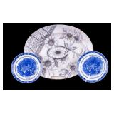 Three-Pieced Decorative Ceramic Dishware