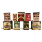 Vintage Coffee and Tea Tins
